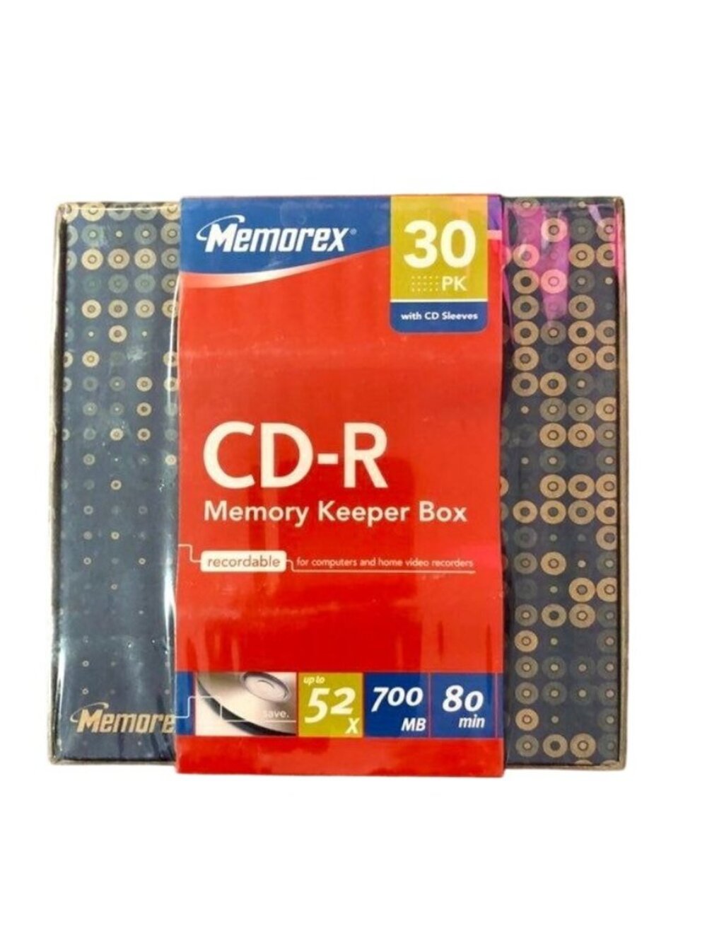 Memorex CD-R Blank Recordable Discs 30 Pack 700MB 80 Min 52x NEW Sealed